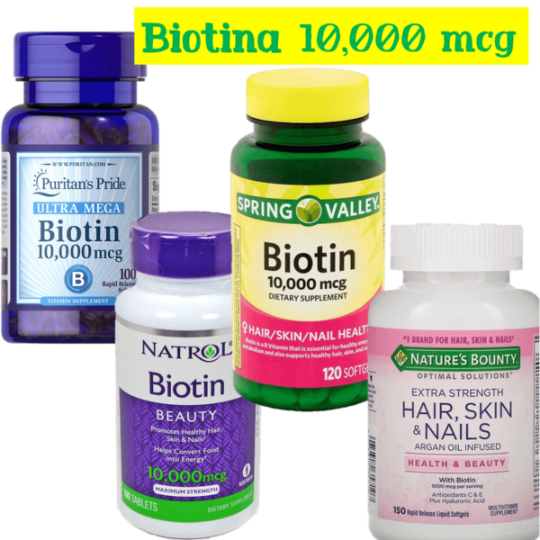 biotina 10000 mcg todas las marcas