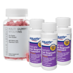 Minoxidil Equate Mujer + Biotina gomitas 180ml