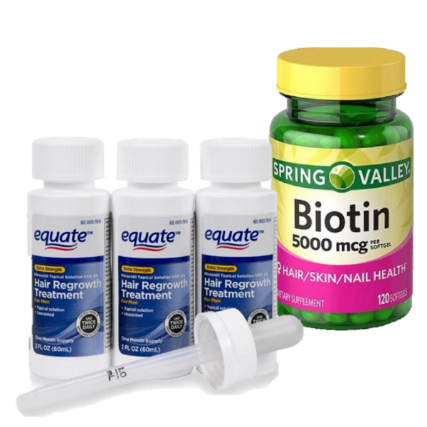 Minoxidil Equate solucion 5% con Biotina 5000mcg