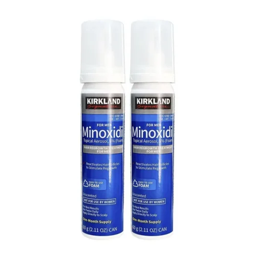minoxidil kirkland espuma 2 meses precio