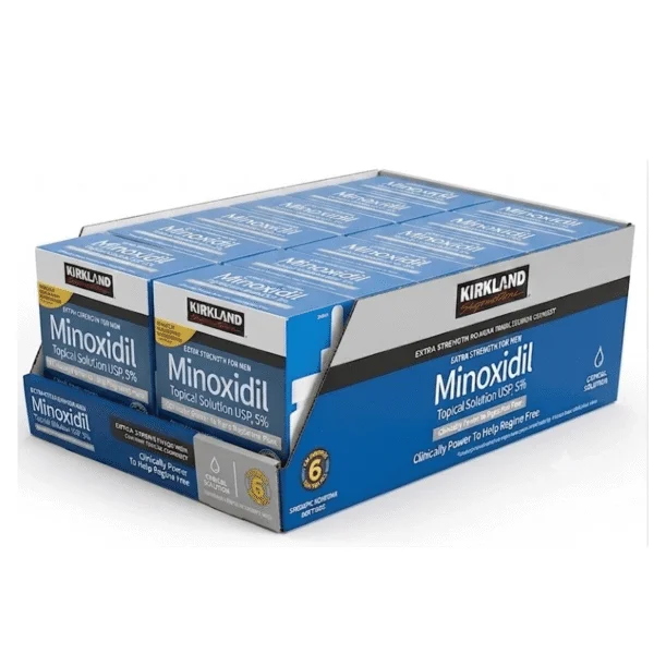 minoxidil kirkland mayoreo 12 cajas