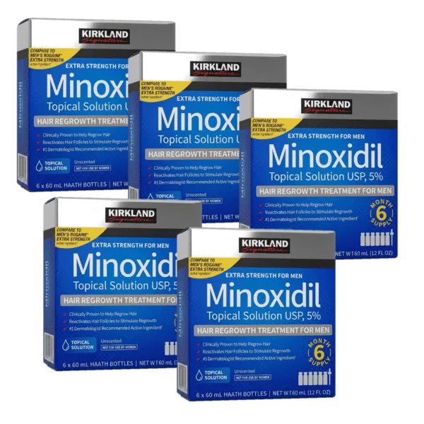 minoxidil kirkland mayoreo 5 cajas