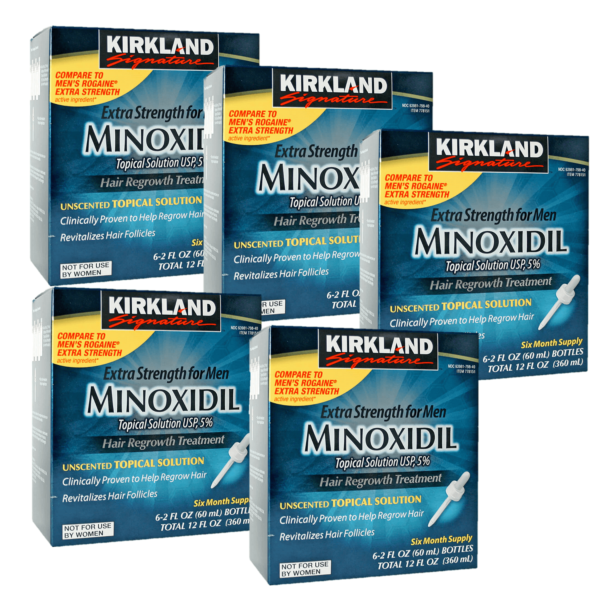 Minoxidil Kirkland Mayoreo 5 cajas