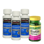 Oferta de minoxidil Kirkland 3 meses con Biotina