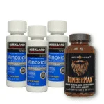 Promocion de Minoxidil Kirkland con Lumberman 3 meses / 60 cap