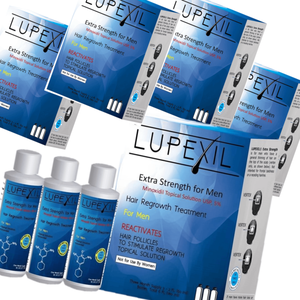 5 cajas Minoxidil Mayoreo Lupexil 5