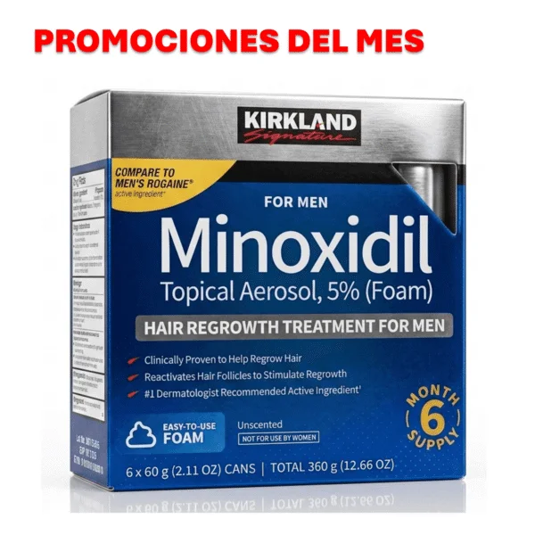 minoxidil kirkland espuma promociones