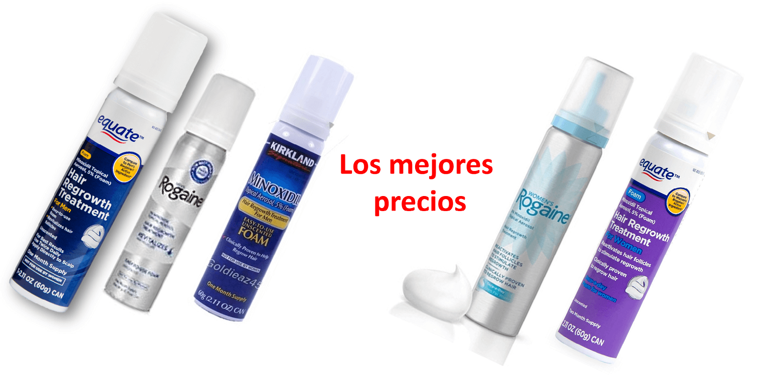 donde comprar minoxidil espuma en mexico precio