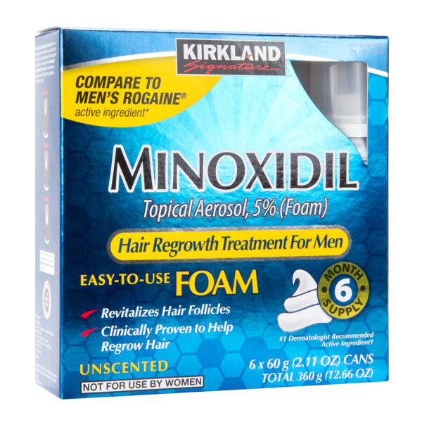 Minoxidil Kirkland Espuma 6 meses precio mexico
