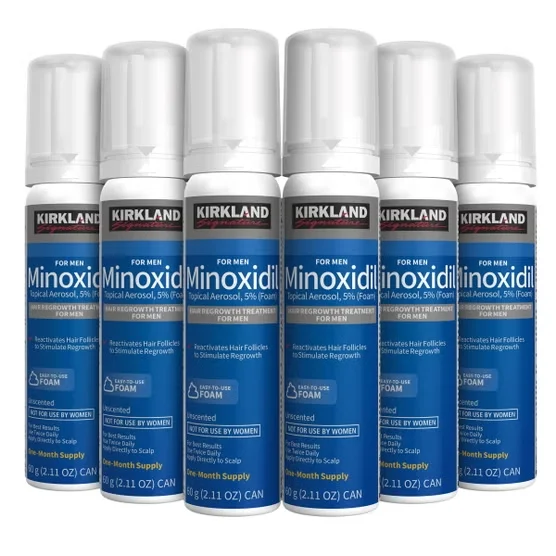 minoxidil kirkland espuma tratamiento 6 meses