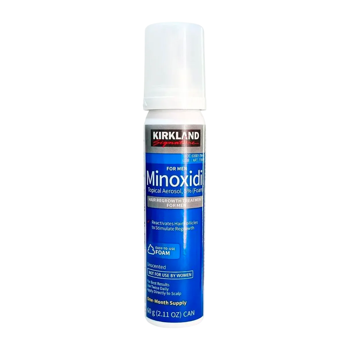 Minoxidil Espuma Kirkland 3 Meses de uso - 180 ml - Imagen 2