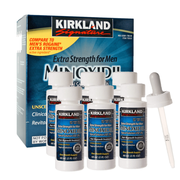 Minoxidil Kirkland 6 meses liquido precio mexico