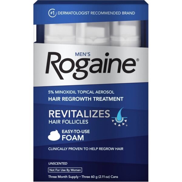 Minoxidil Rogaine Espuma 3 meses comprar mexico