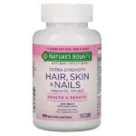 Biotina de 5000 mcg Nature's Bounty precio mexico hair nails