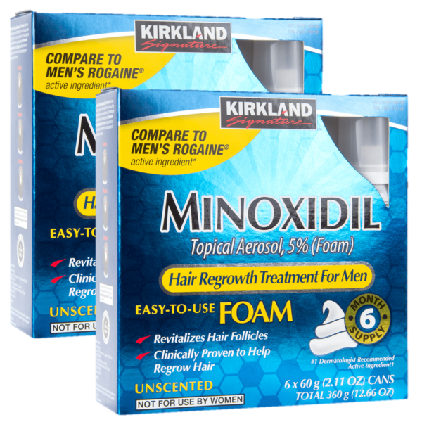 Minoxidil Kirkland espuma 12 meses