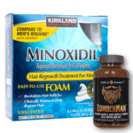 Minoxidil espuma Kirkland y Biotina para barba