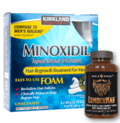 Minoxidil espuma Kirkland y Biotina para barba