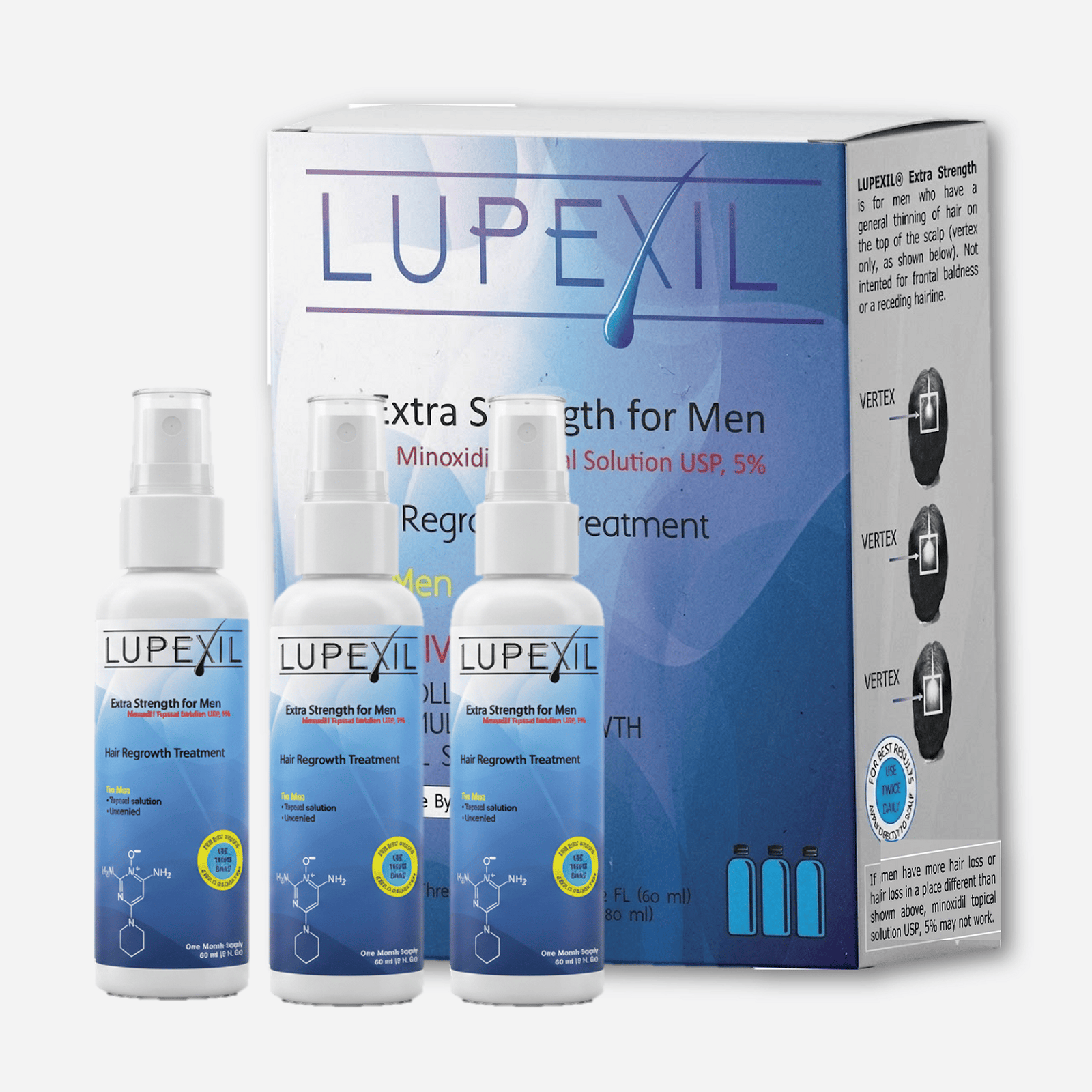 lupexil 5 para hombre minoxidil sin propilenglicol lupexil 5% minoxidil sin propilenglicol