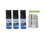 paquete de minoxidil rogaine con shampoo folcress