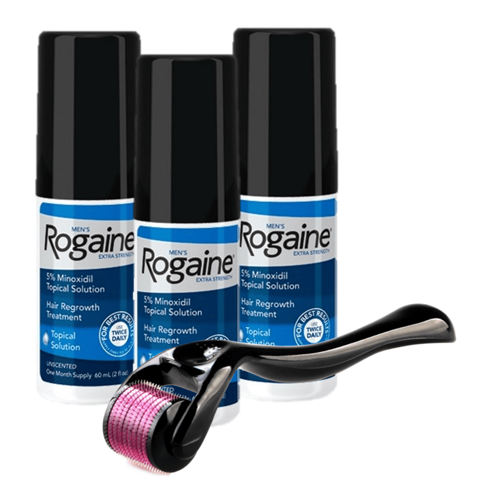 minoxidil rogiane con dermaroller cabello minoxidil rogaine 5 % con deermaroller cabello